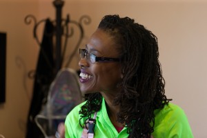 The lovely Cathy Thomas, owner of Locs of Luv in Escondido